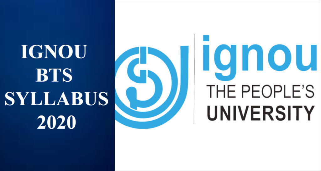 Ignou BTS Syllabus