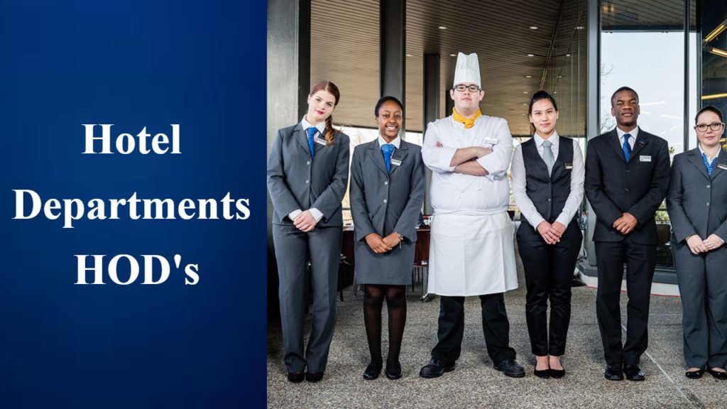 Departments in a Hotel - Hotel Management Studies