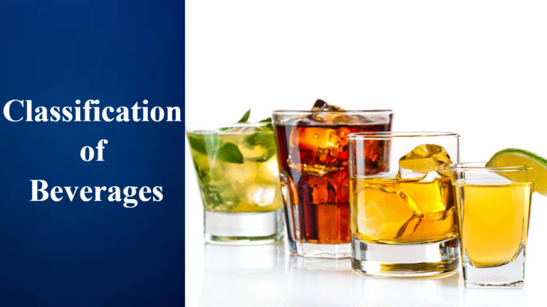 Beverages & Its Classification - Hotel Management Studies