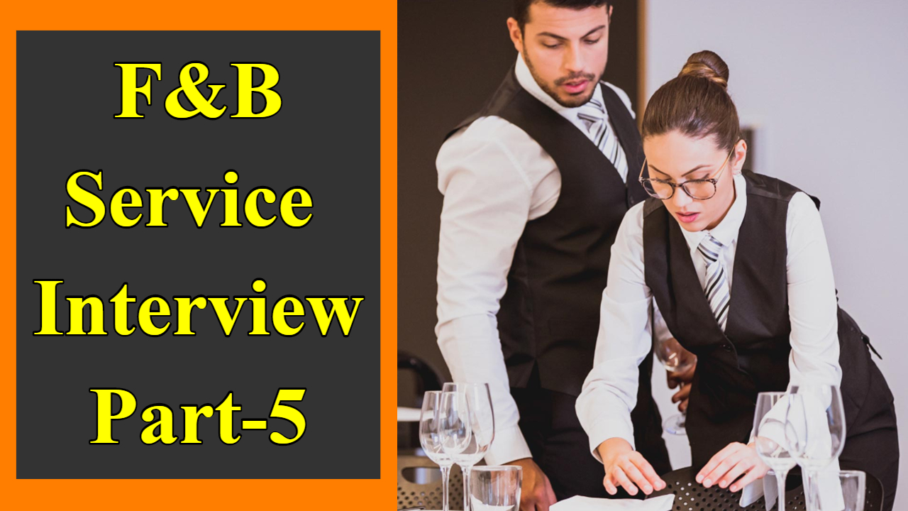 F&B Service Archives - Hotel Management Studies