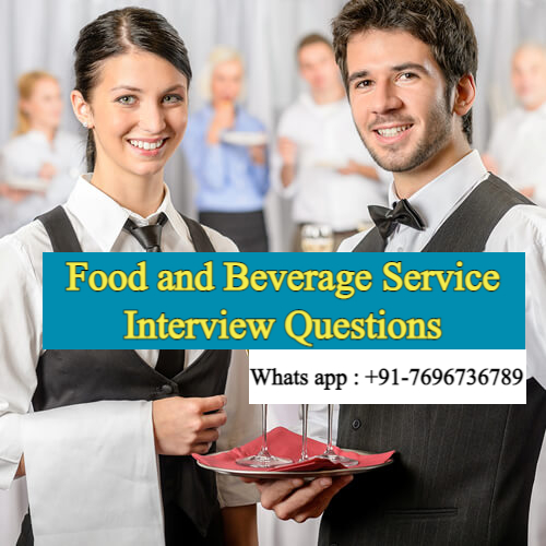 F&B Service Technical Interview