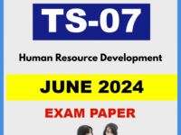 IGNOU TS07 JUNE 2024 Solved Question Paper