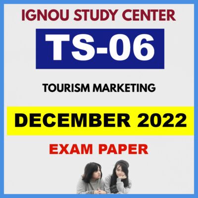 IGNOU TS06 DECEMBER 2022 Solved Question Paper